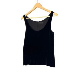 J.Crew Velvet‎ Silk Blend Scoop Neck Tank Top Size Small